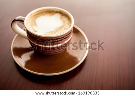 Cappuccino, Cup of Cappuccino Coffee