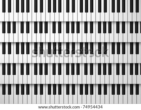 Background of piano keys