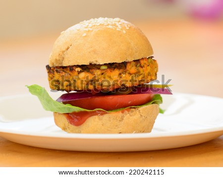 lentil burger