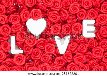 love red roses background