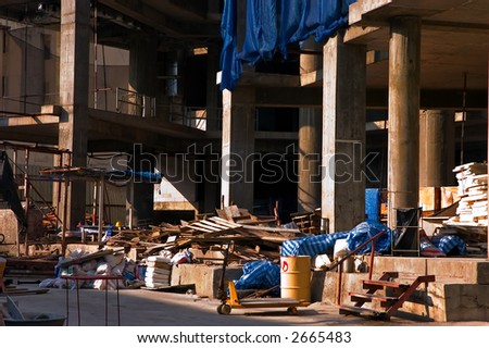 bangkok construction yard