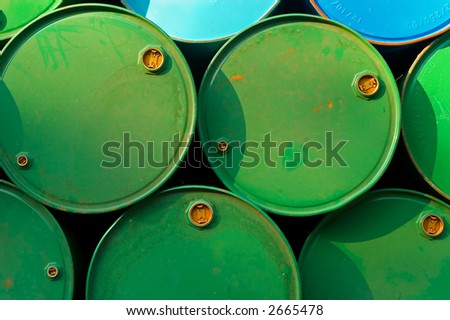 chemical barrels