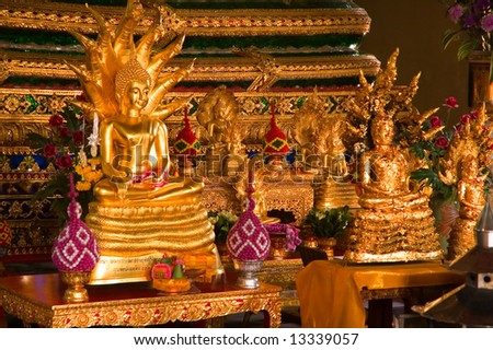 buddhist temple altar