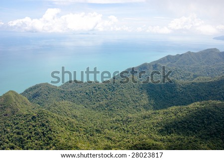 mountaintop scenery, Langkawi, Malaysia
