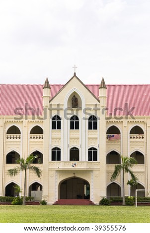 Christian infuenced school, Ipoh, Malaysia