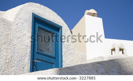 Greek Architecture, Santorini, Cyclades, Greece