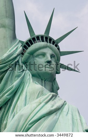 The Statue of Liberty.  Liberty Enlightening the World