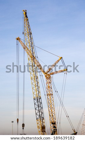Big Crane in factory industrial site