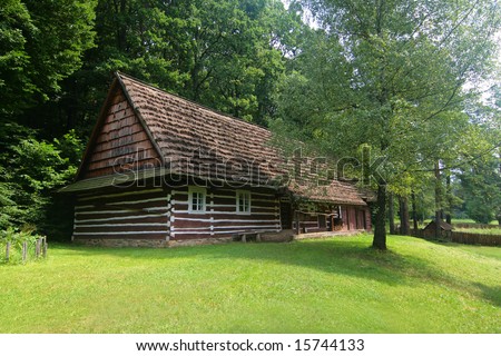 old cottage in the forest