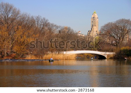 central park new york fall. at Central Park, New York,