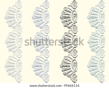 Greeting card with lace.Seamless background. Illustration lace.