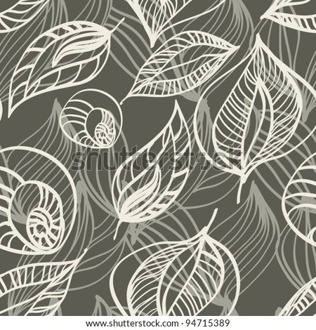 Logo Design Download on Floral Seamless Pattern  Background For Textile Design In Vintage