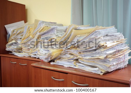 old document pile