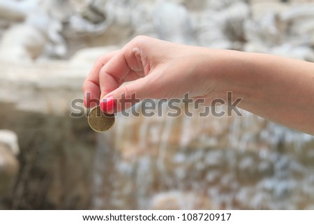 fountain coin toss