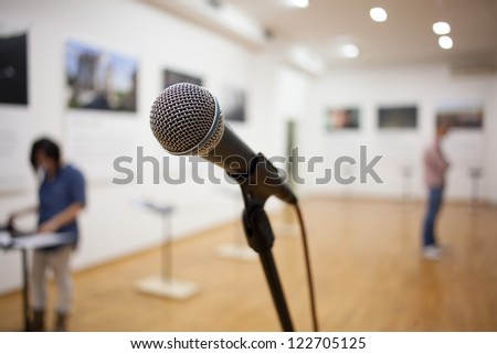 microphone in room