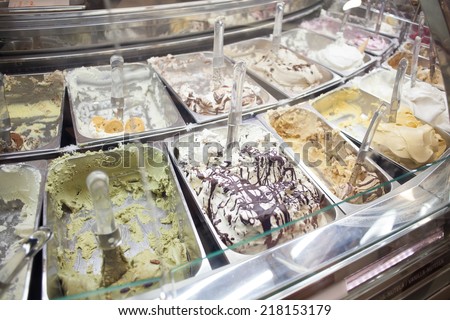 ice cream metal trays