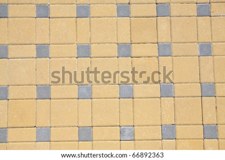 colorful cement pavement tiles