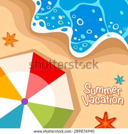 Summer vacation background