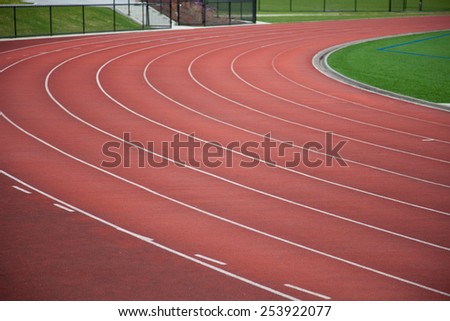Track for athletics and track and field