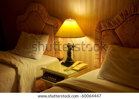 Bedroom at night