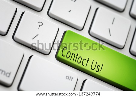 Keyboard - green key Contact Us