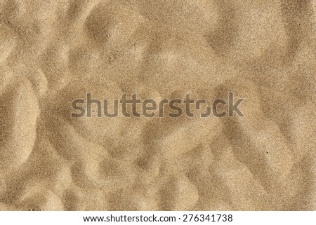 Sand Texture -Closeup of sand pattern of a beach in the summer