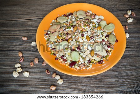 Mixed vegetables on wooden background, macro