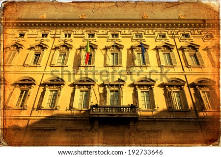Rome Madama palace home of the Senate of the Italian Republic