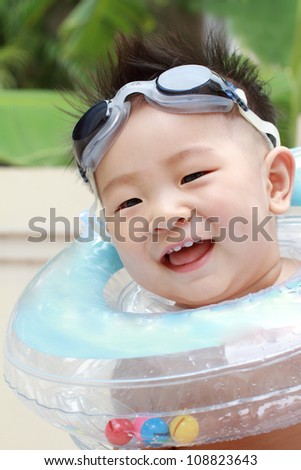 baby in swimming pant