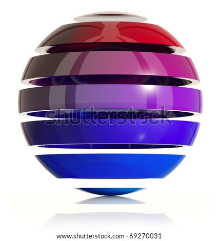 Red 3D Ball