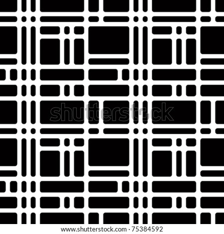 black and white wallpaper pattern. Geometric vector wallpaper or