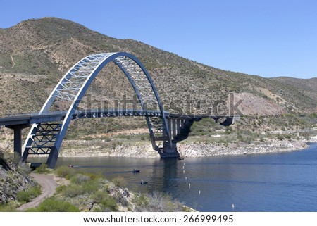 Bridge across Salt River, Arizona, USA