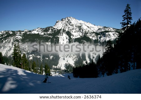 Ski Mountain at Snoqualmie Pass, WA