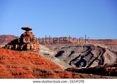 Mexican Hat Rock in Utah