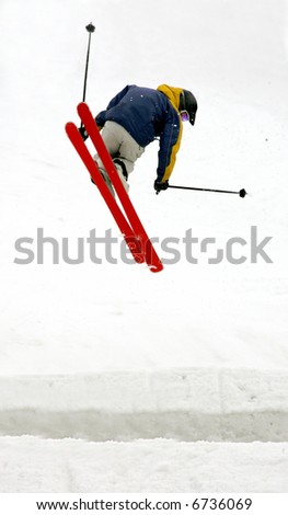 Ski jumping festival in Whistler, Canada