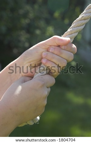 Hands on the rope