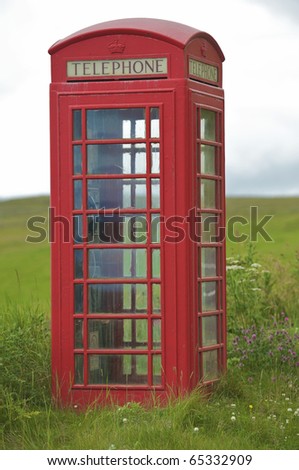 english phone box