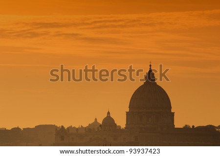 rome sunset