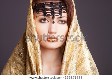 fashion woman in arabic style