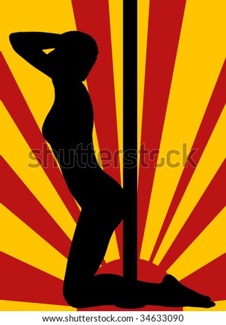 Pole+dancer+silhouette+clip+art