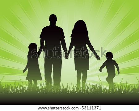 Happy family. vector illustration