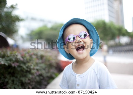 Chinese Kid Smiling