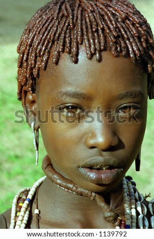 stock photo African Tribe Woman Save to a lightbox Please Login