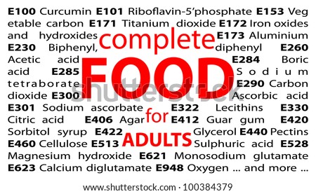 Healthy food and chemistry - food additives
