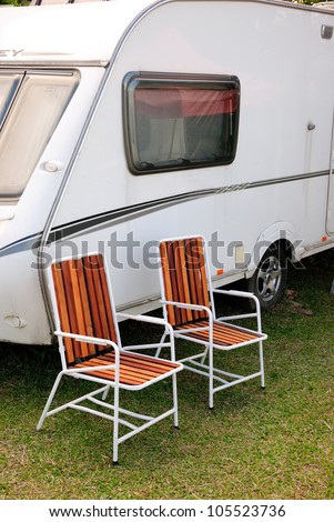 Chair and camping car