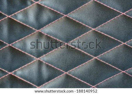 black vinyl upholstery padded glossy background