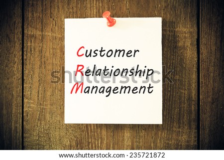 CRM customer relation management abbreviation