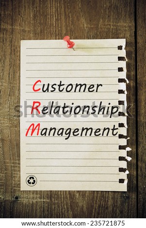 CRM customer relation management abbreviation
