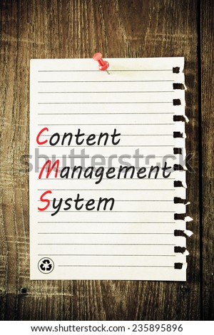 CMS Content Management System abbreviation