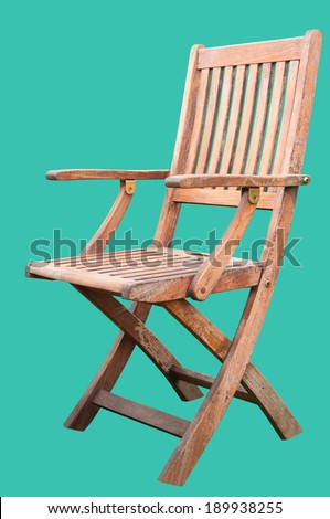 Wooden Chair Isolated